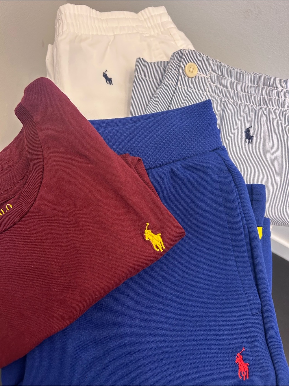 Polo by Ralph Lauren BOYS LOT - 3 shorts and 1 t-shirt NWT